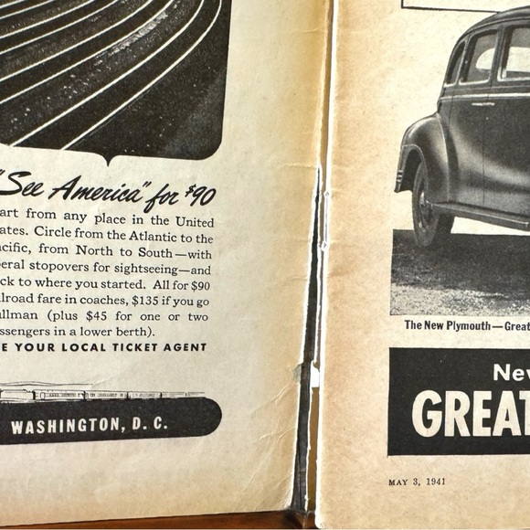 VINTAGE 1941 Liberty Magazine – Collectible Issue - Picture 3 of 8